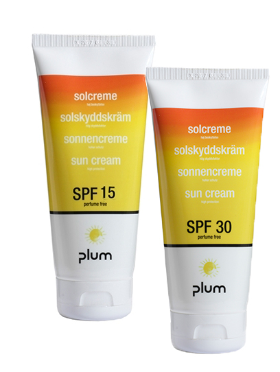Plum SPF 15 SPF 30 sun cream Plum SPF 15 SPF 30 sun cream