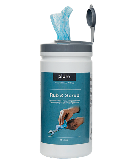 Plum Industrial Wipes Rub&Scrub