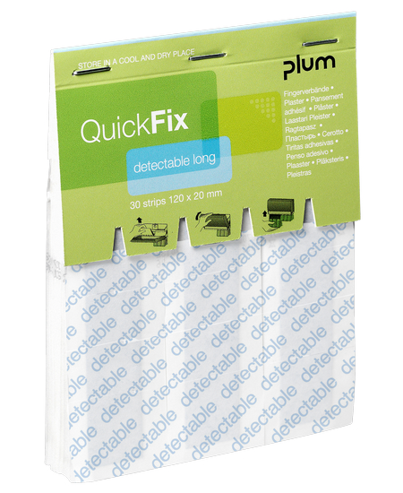 QuickFix Long Detectable fémszálas sebtapaszok